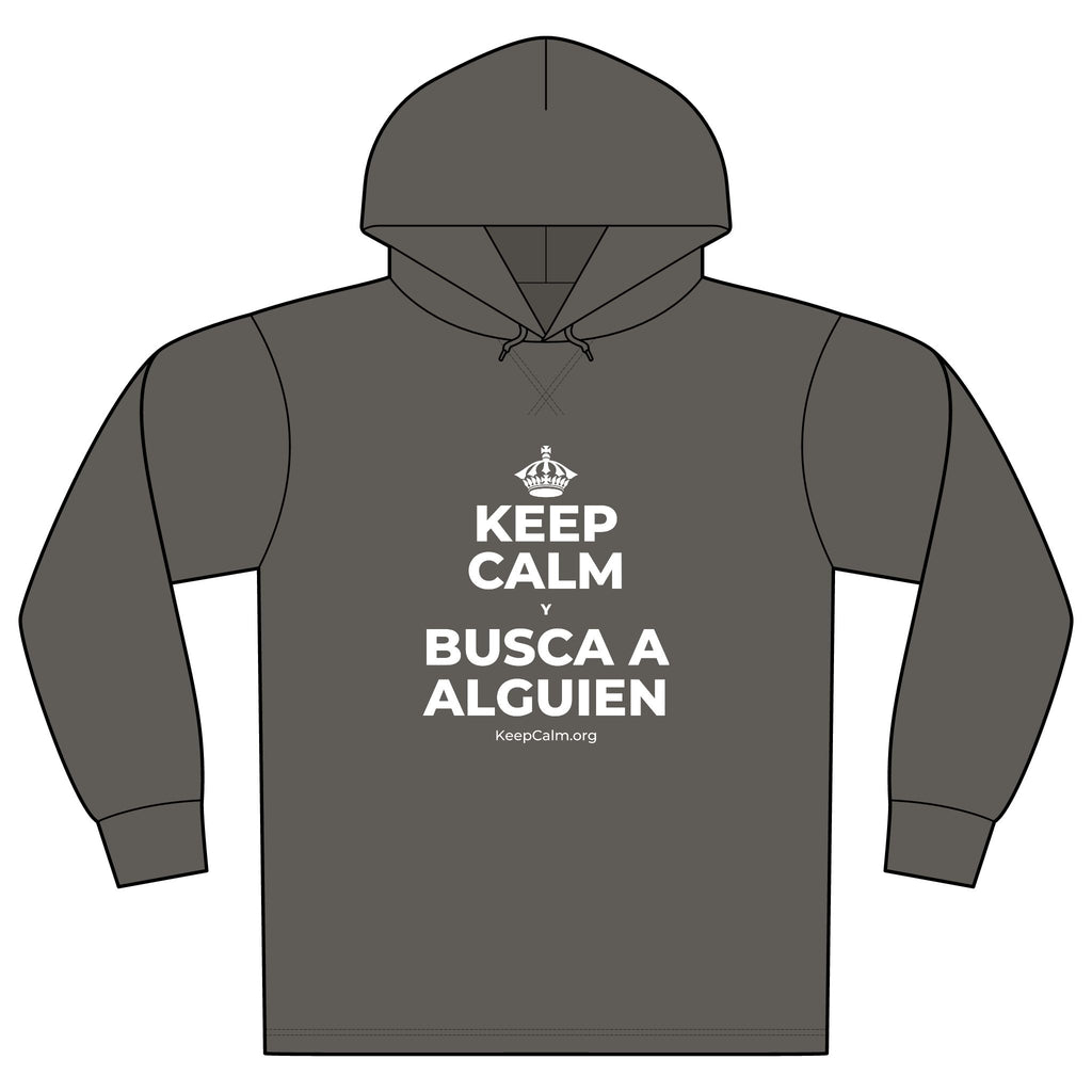 KEEP CALM Y BUSCA A ALGUIEN Organic Hoodie Tee