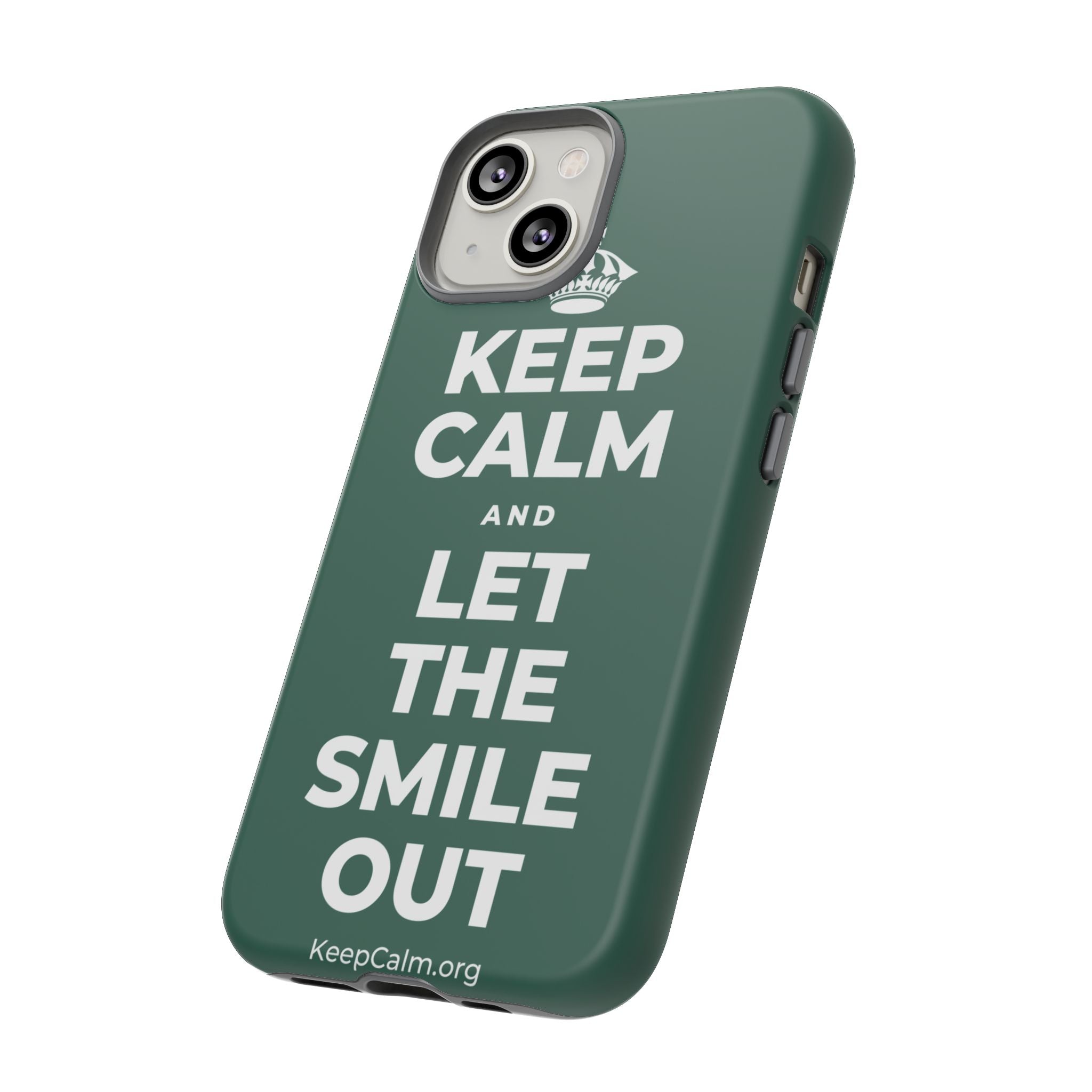 KEEP CALM AND LET THE SMILE OUT Phone Case