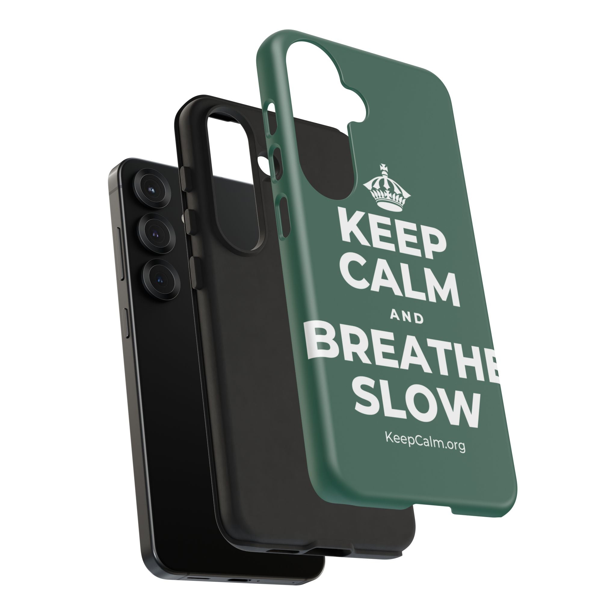 KEEP CALM AND BREATHE SLOW Phone Case