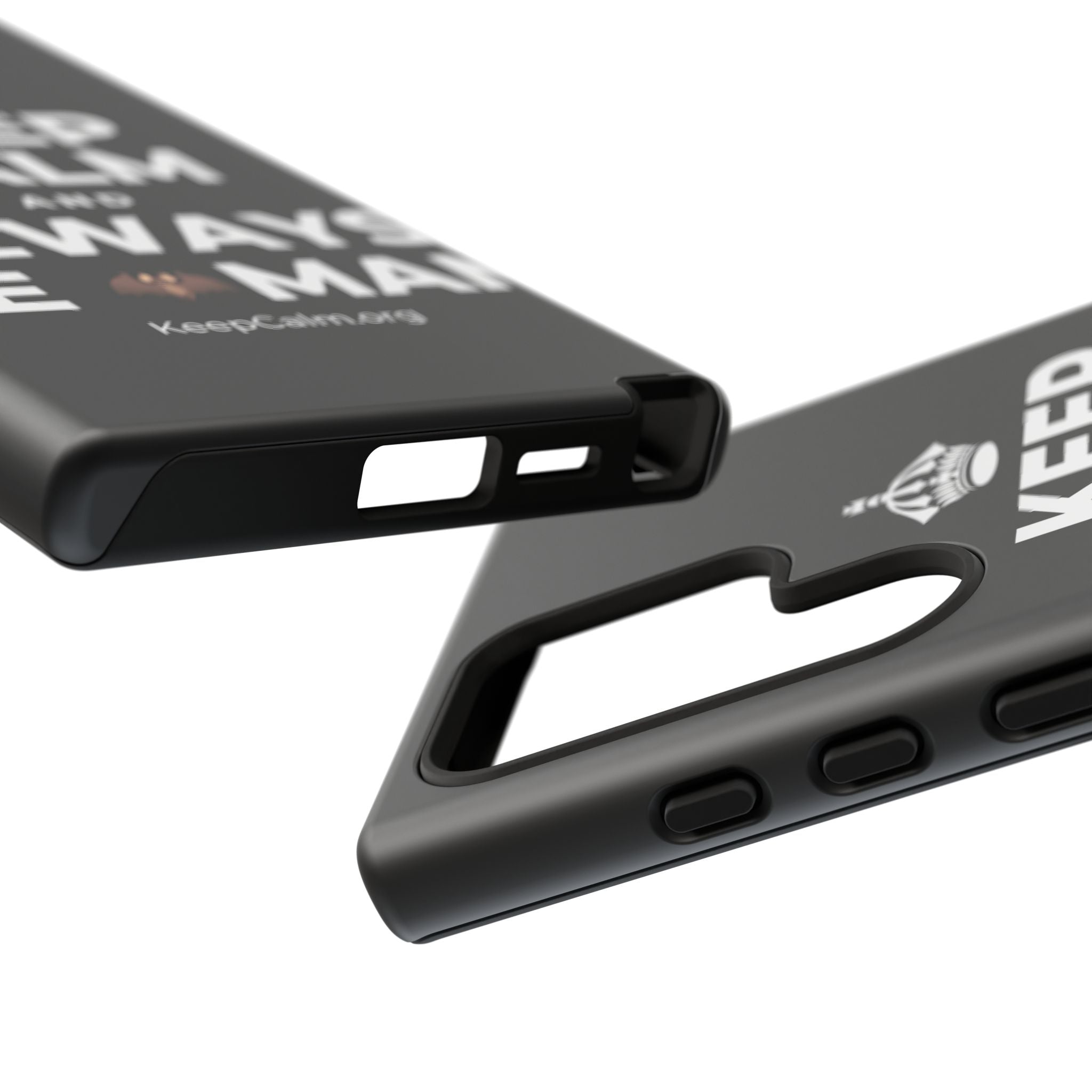 KEEP CALM AND ALWAYS BE 🦇MAN Phone Case