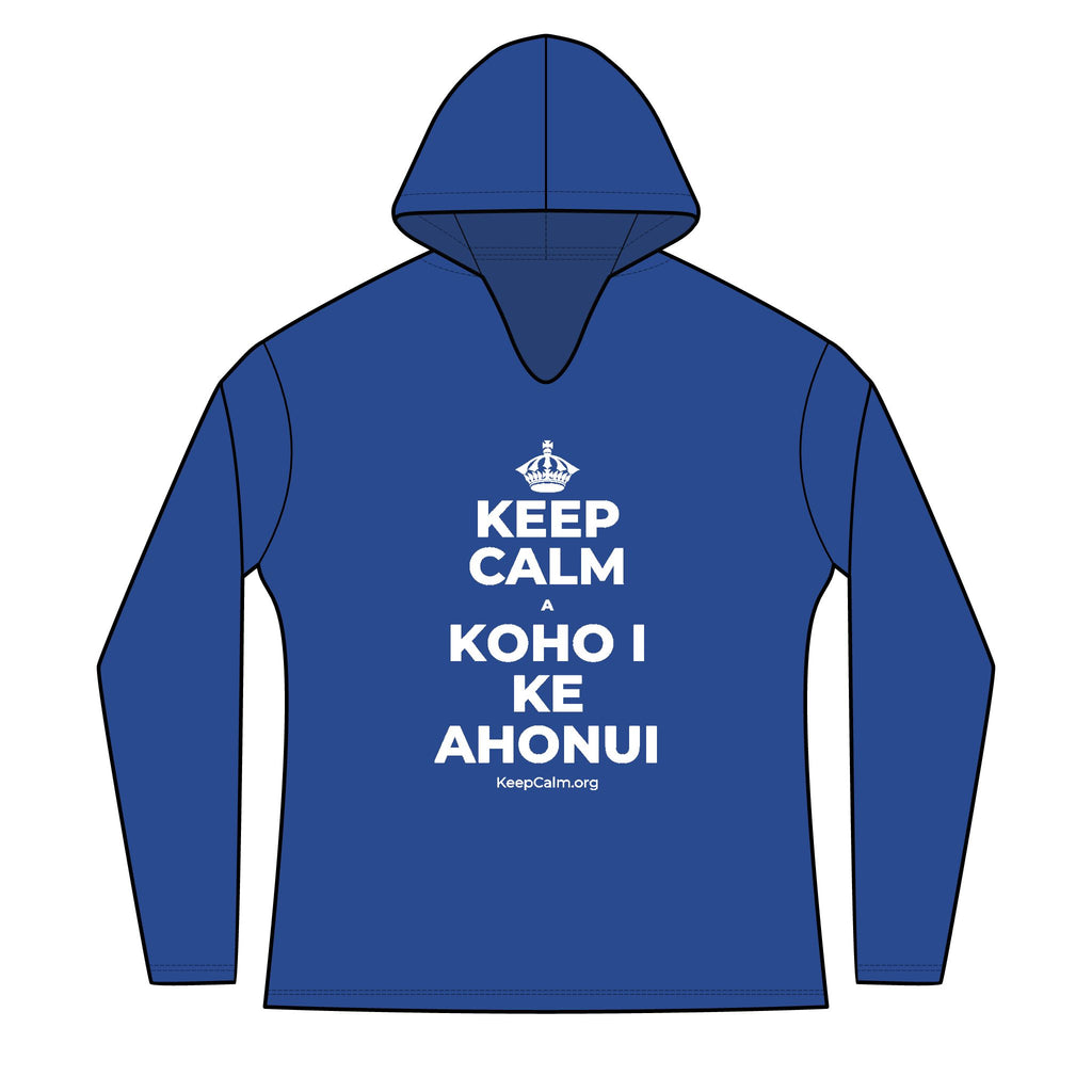 KEEP CALM A KOHO I KE AHONUI Women's Long Sleeve Hoodie