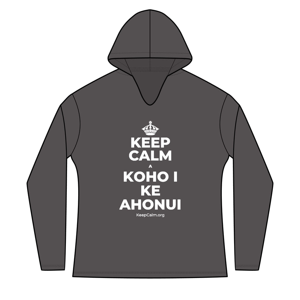 KEEP CALM A KOHO I KE AHONUI Women's Long Sleeve Hoodie