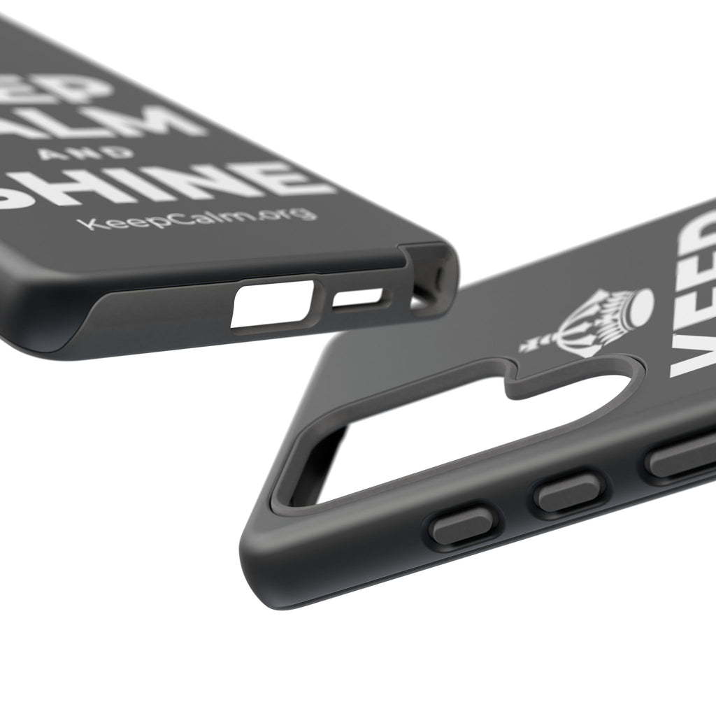 KEEP CALM AND SHINE Phone Case (Dark)