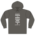 KEEP CALM AND TAKE A WALK Organic Hoodie Tee