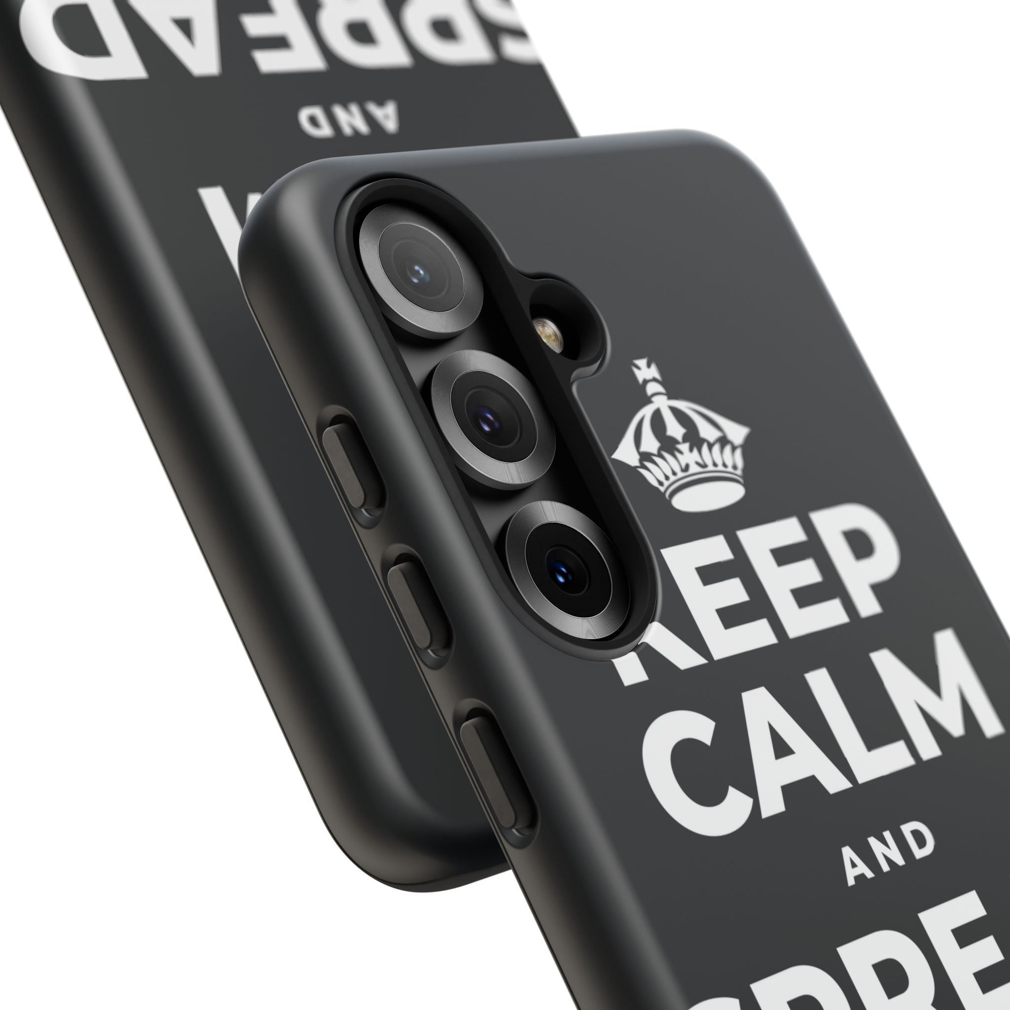 KEEP CALM AND SPREAD SOME JOY Phone Case (Dark)