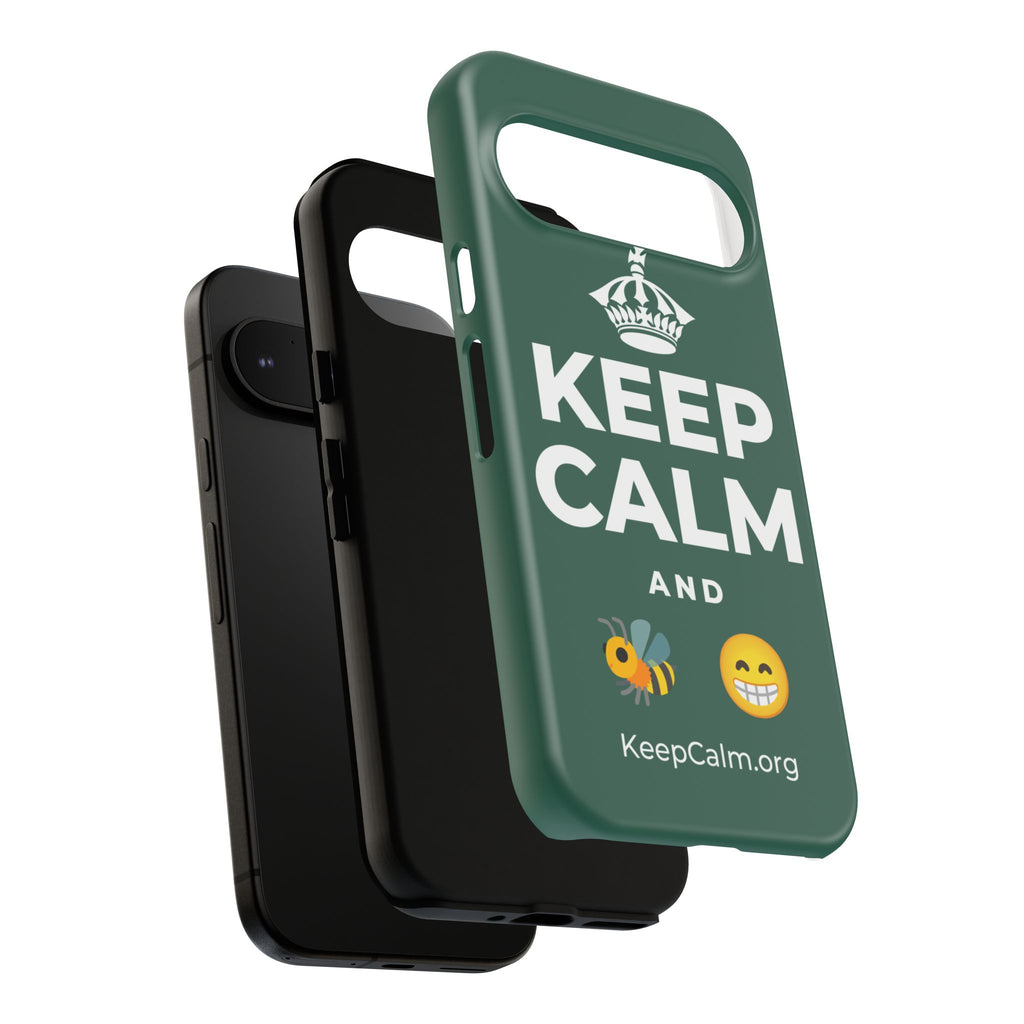 KEEP CALM AND BEE HAPPY Phone Case