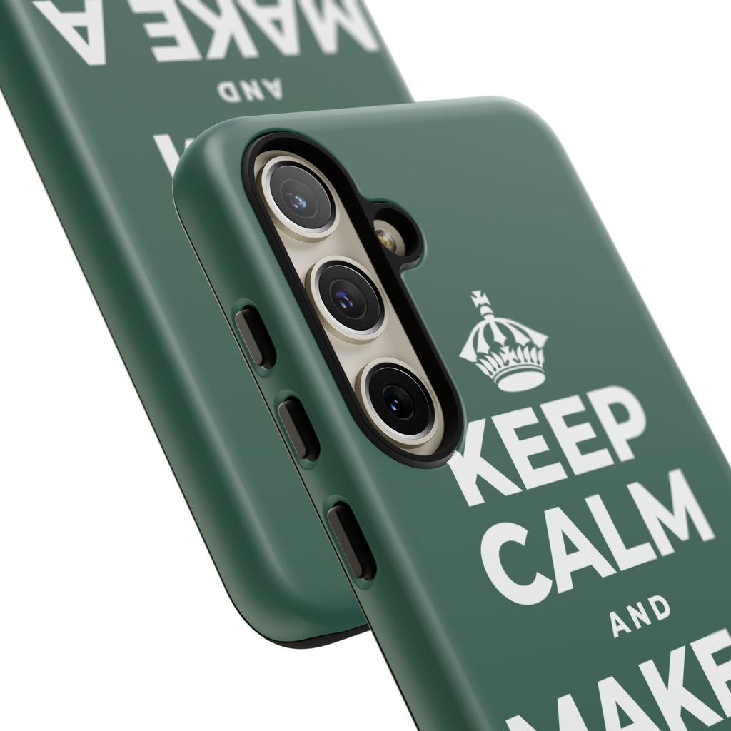 KEEP CALM AND MAKE A HAPPY MEMORY Phone Case