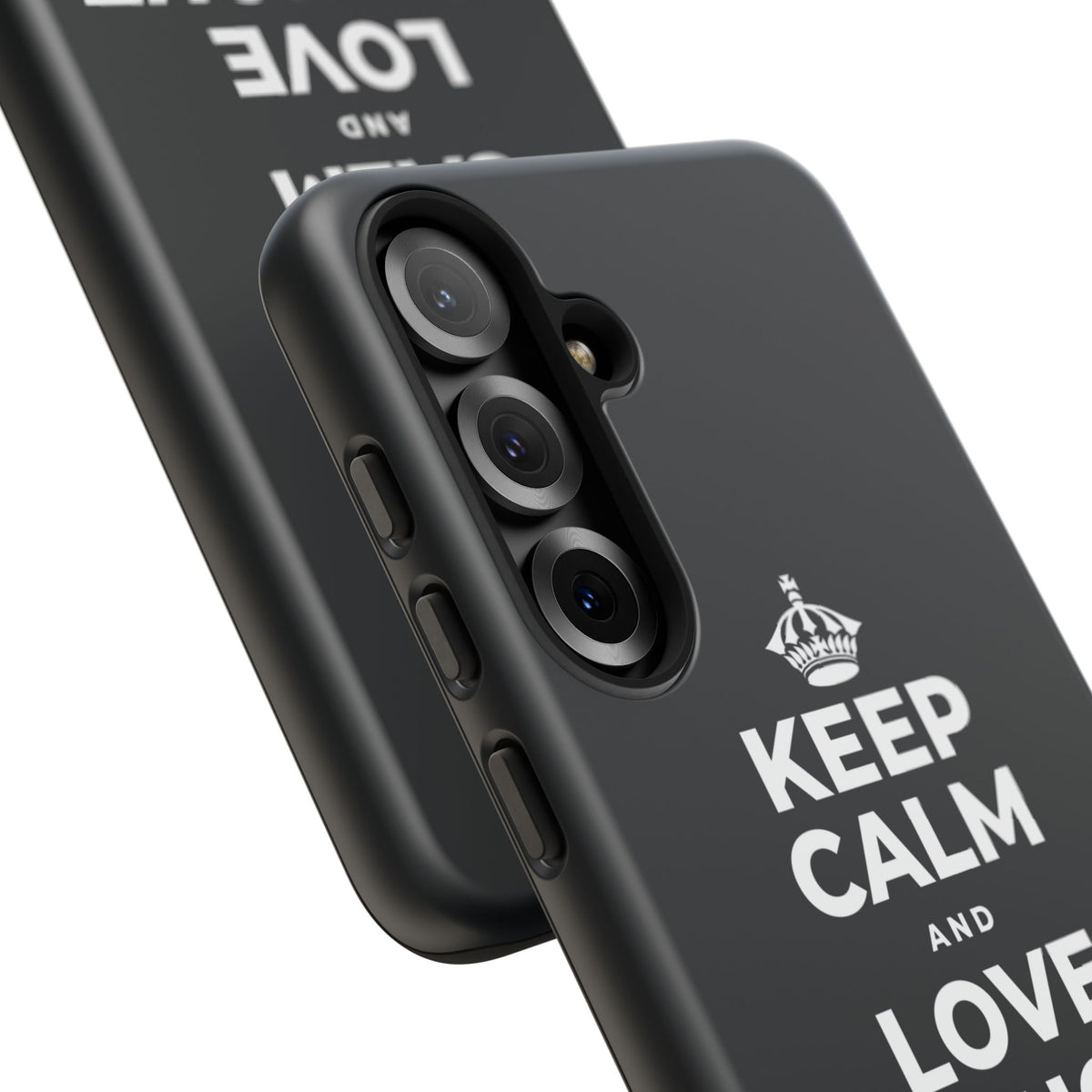 KEEP CALM AND LOVE WITHOUT POSSESSION Phone Case (Dark)