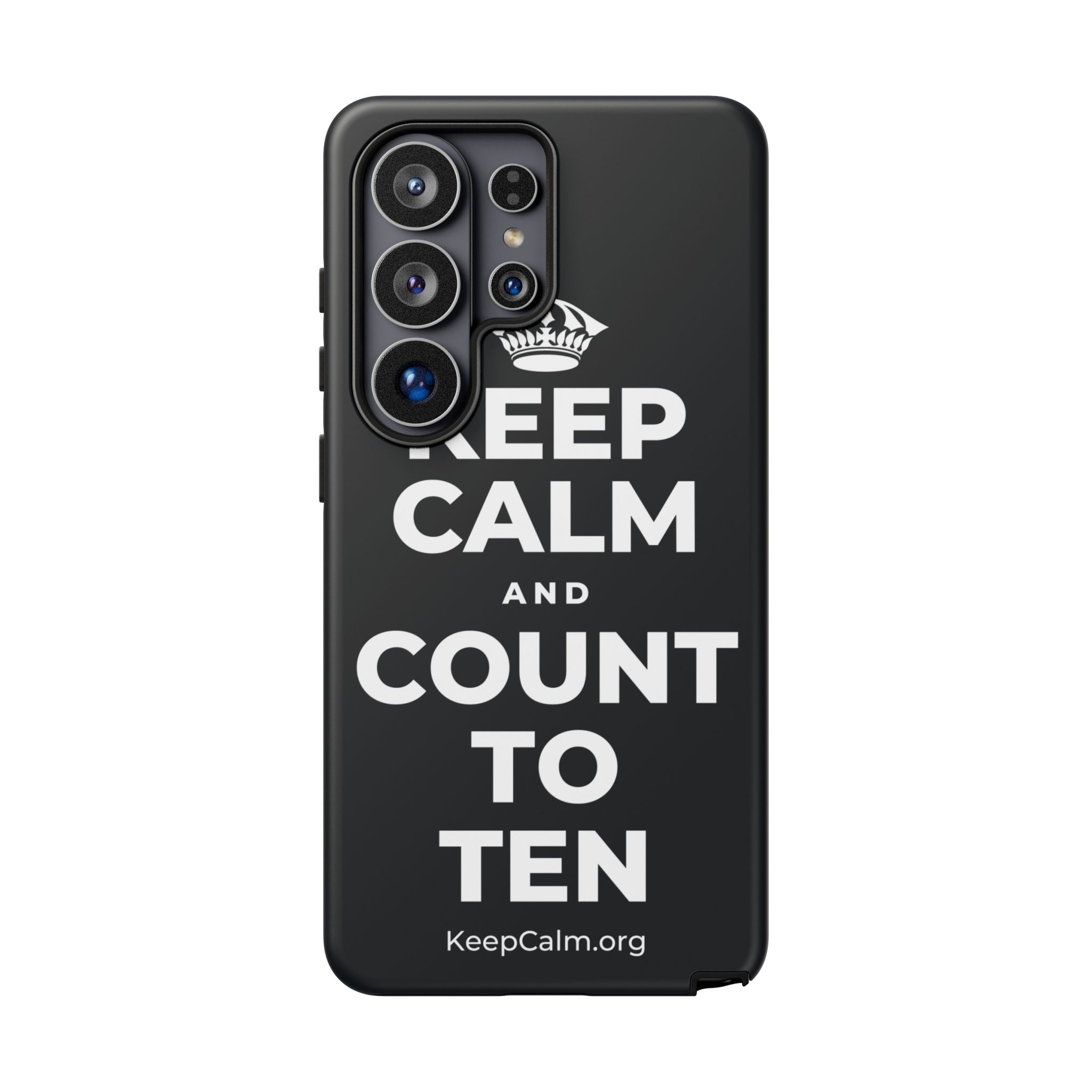 KEEP CALM AND COUNT TO TEN Phone Case (Dark)