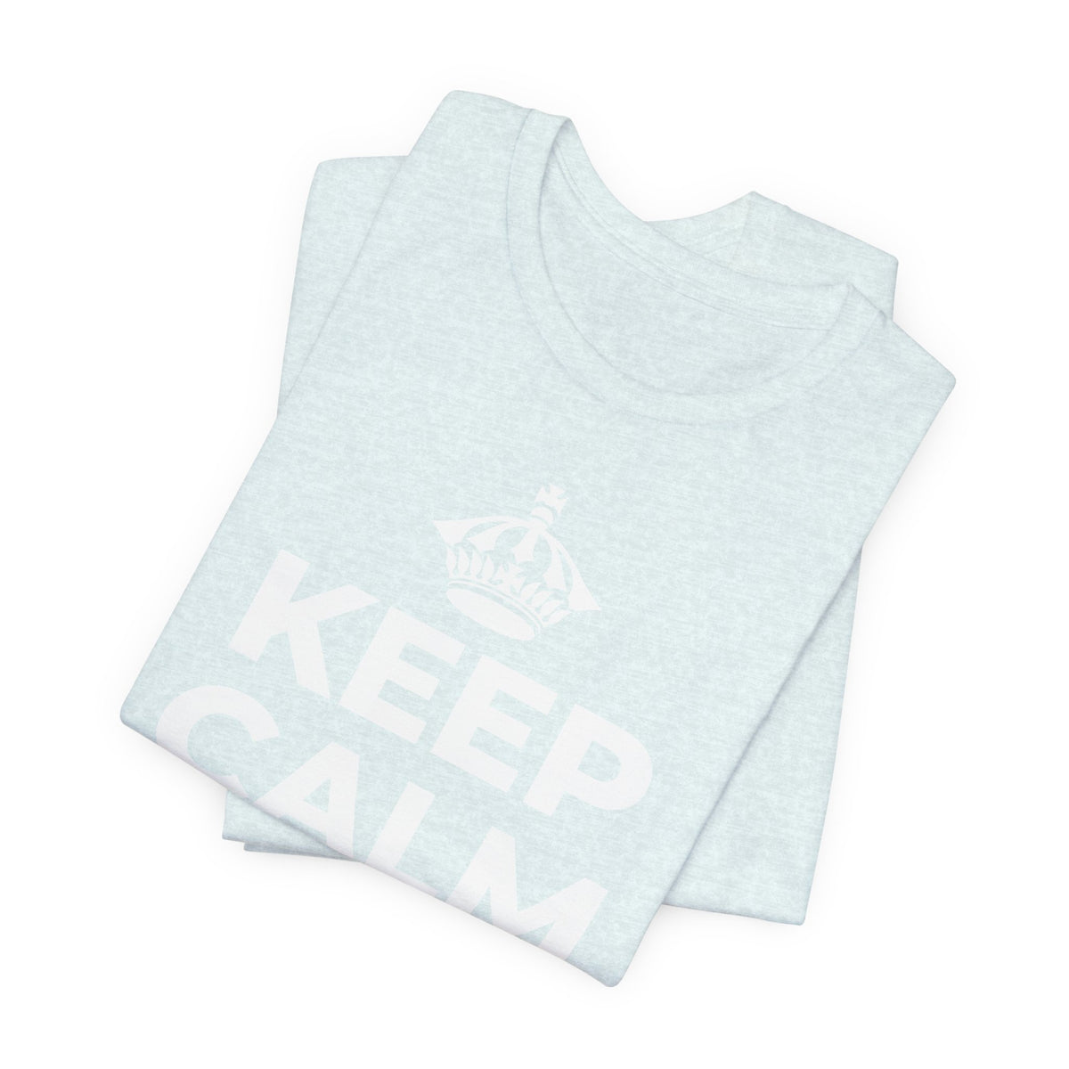 KEEP CALM AND 去踩踩草地 T-Shirt (Soft Cream–Heather Mauve)
