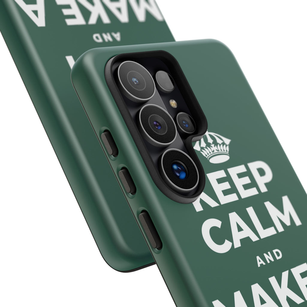 KEEP CALM AND MAKE A HAPPY MEMORY Phone Case