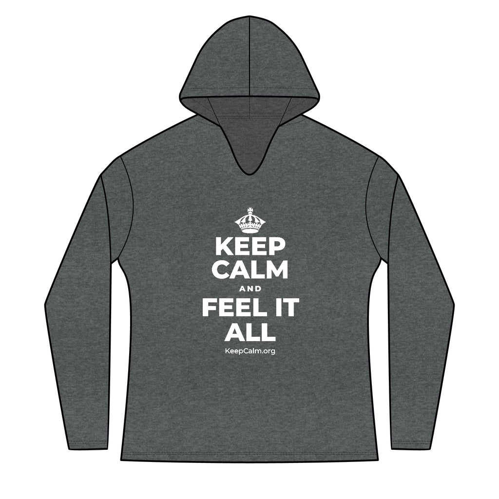 KEEP CALM AND FEEL IT ALL Women's Long Sleeve Hoodie