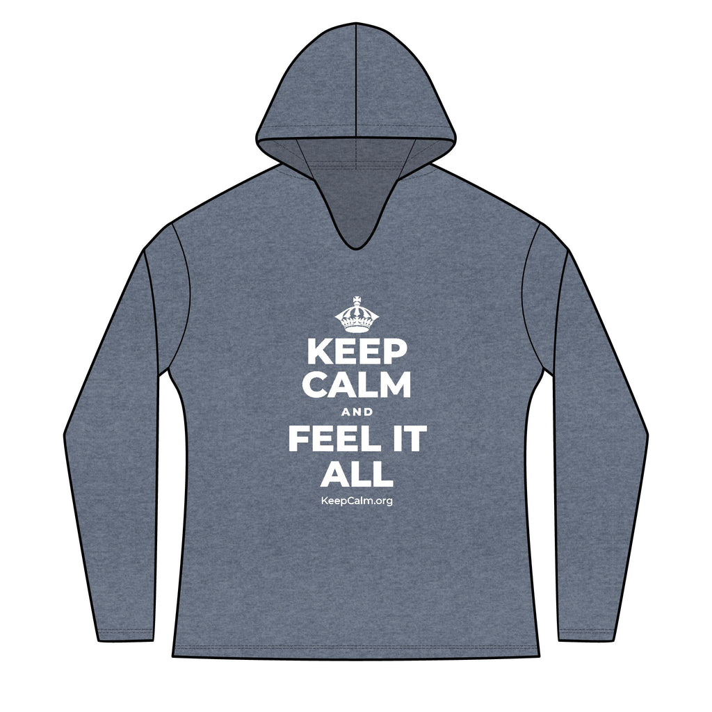 KEEP CALM AND FEEL IT ALL Women's Long Sleeve Hoodie