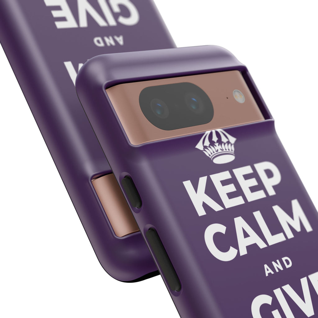 KEEP CALM AND GIVE THANKS DAILY Phone Case