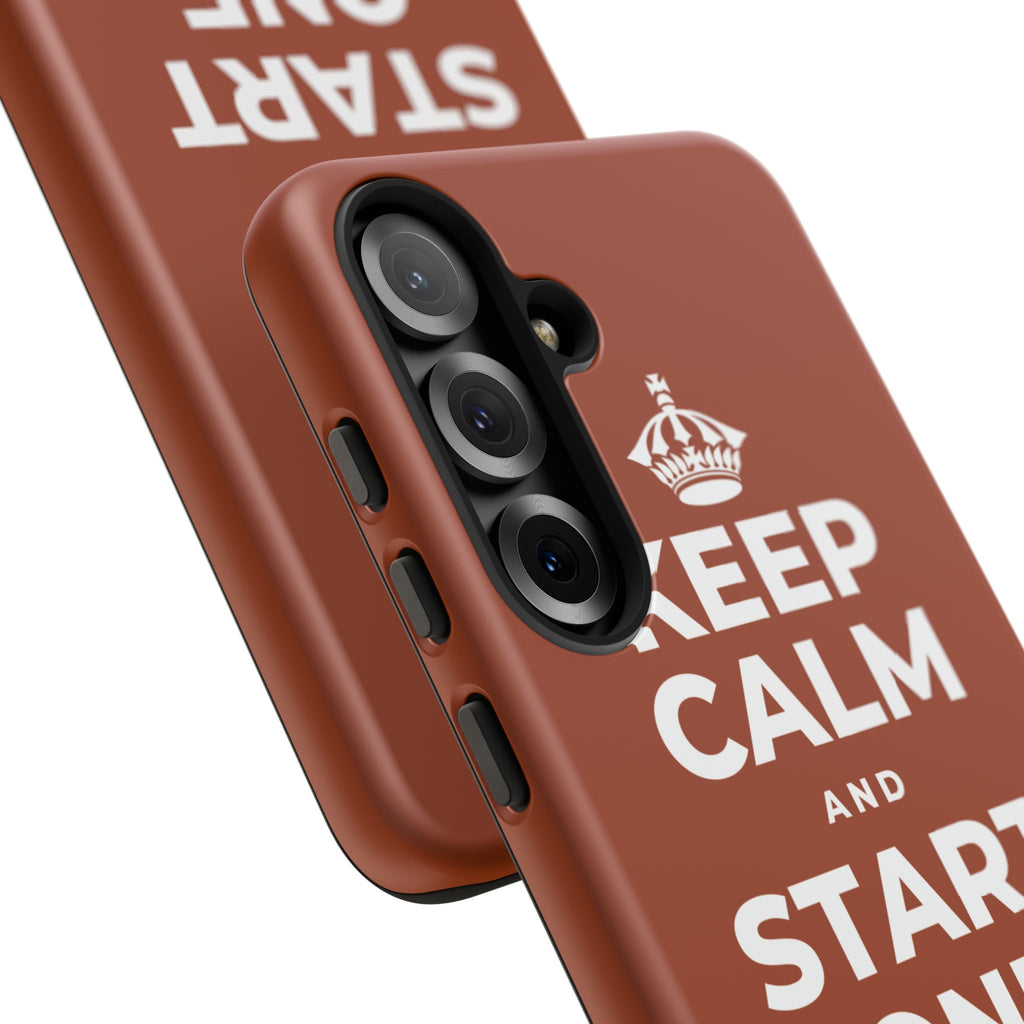KEEP CALM AND START ONE FRESH PAGE Phone Case