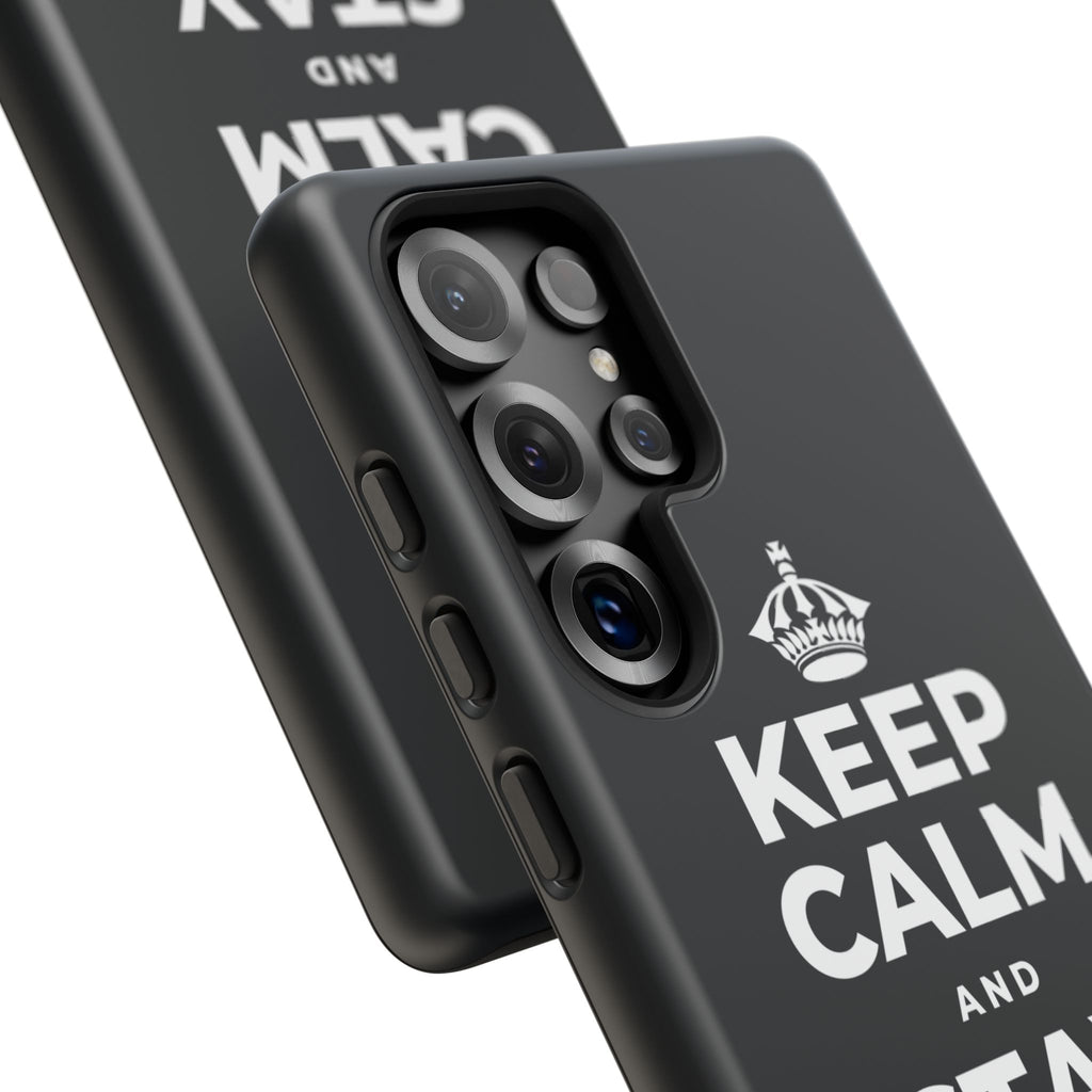 KEEP CALM AND STAY FEARLESS Phone Case (Dark)