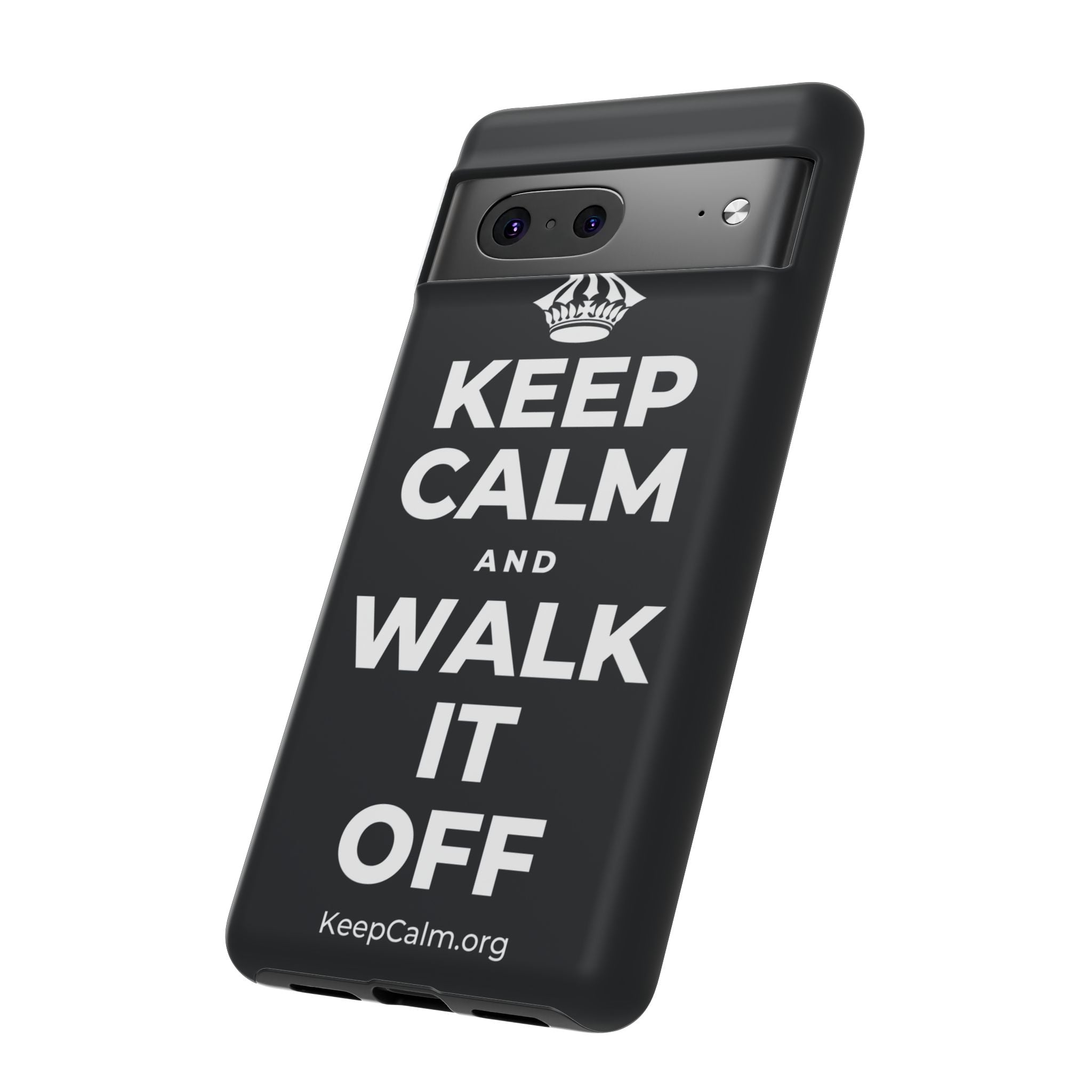 KEEP CALM AND WALK IT OFF Phone Case (Dark)