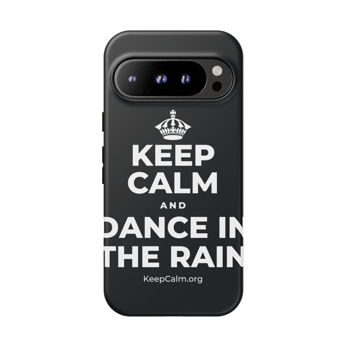 KEEP CALM AND DANCE IN THE RAIN Phone Case (Dark)