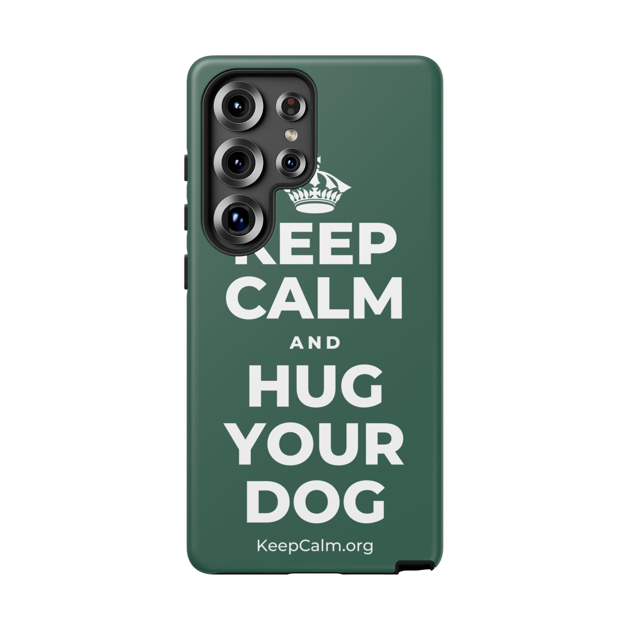 KEEP CALM AND HUG YOUR DOG Phone Case