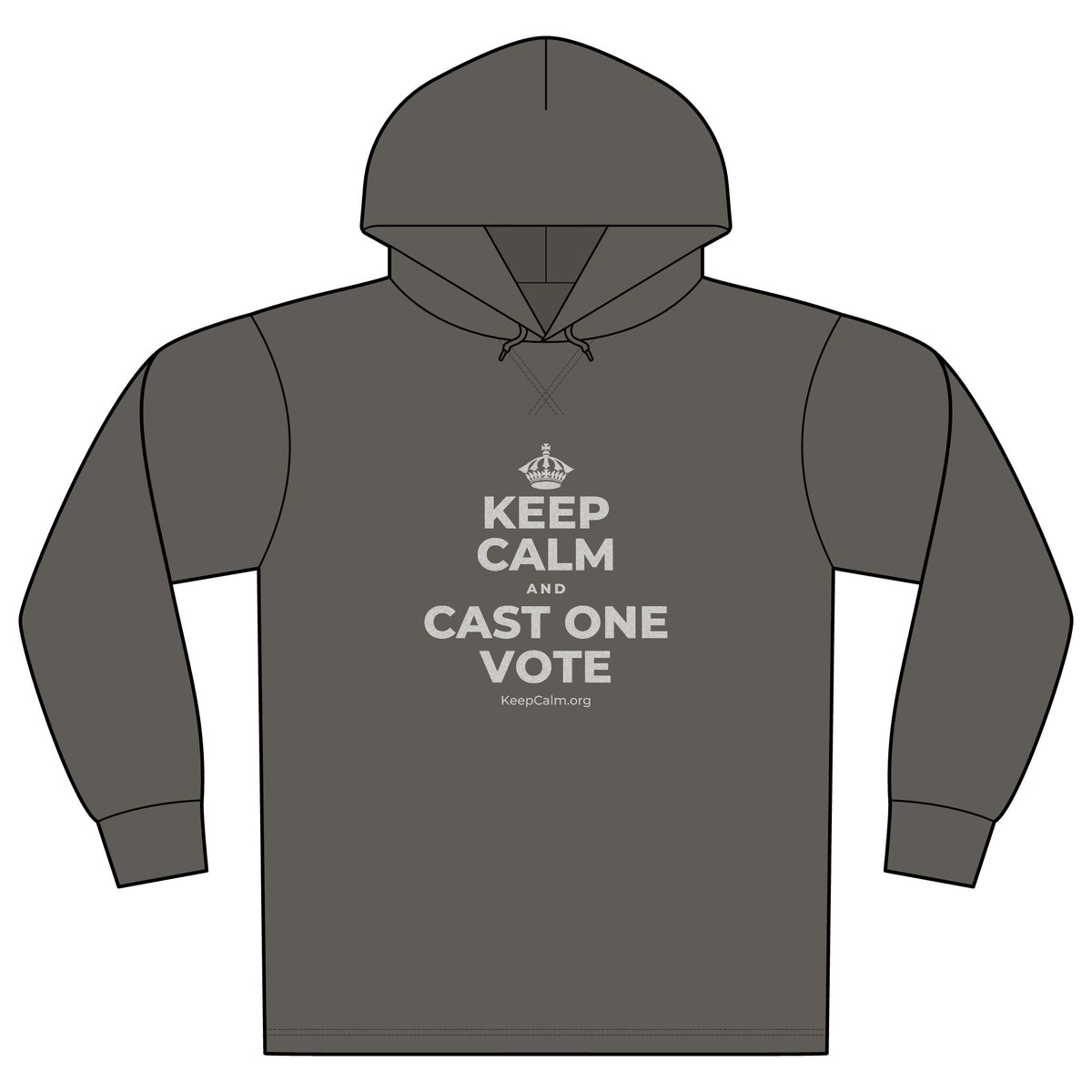 KEEP CALM AND CAST ONE VOTE Organic Hoodie Tee