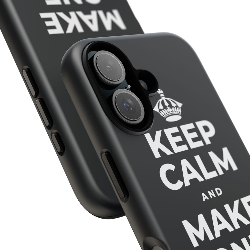 KEEP CALM AND MAKE ONE SMALL CHANGE Phone Case (Dark)