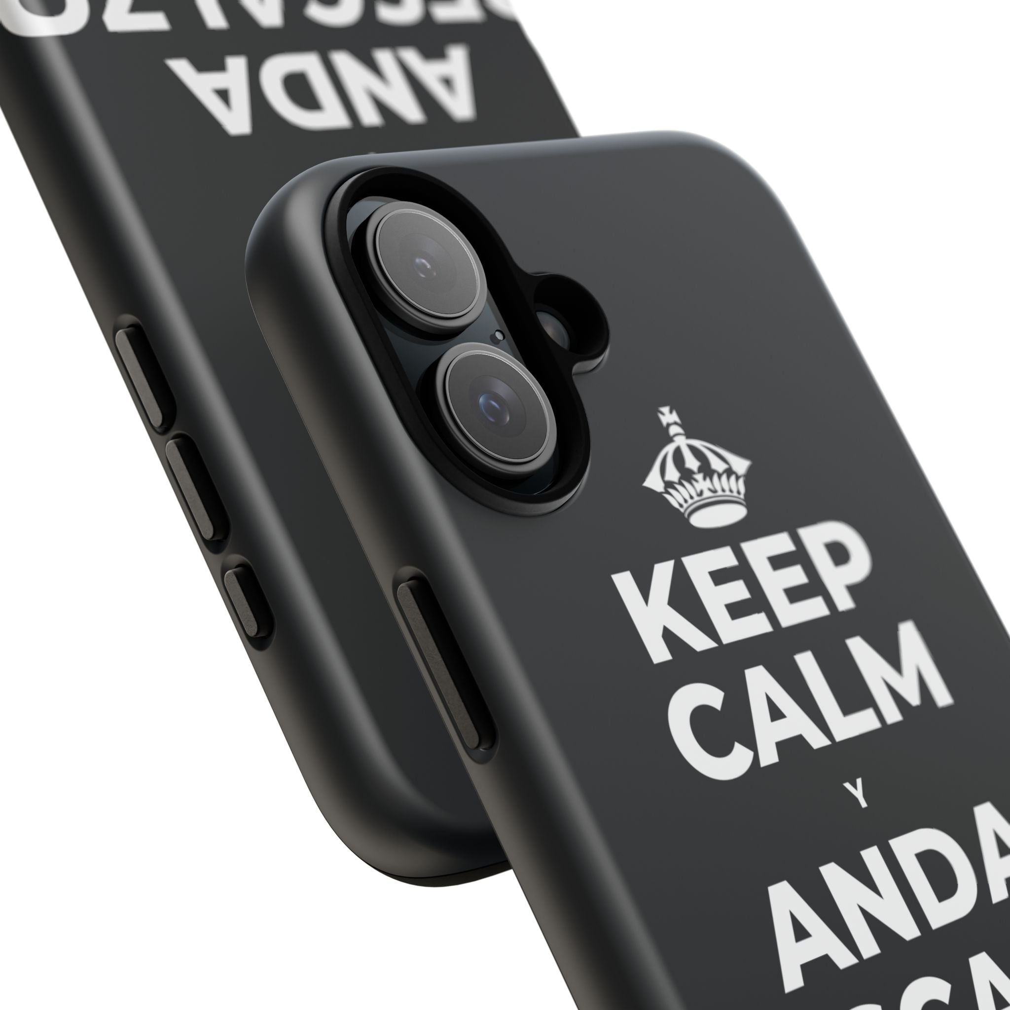 KEEP CALM Y ANDA DESCALZO EN EL PASTO Phone Case (Dark)