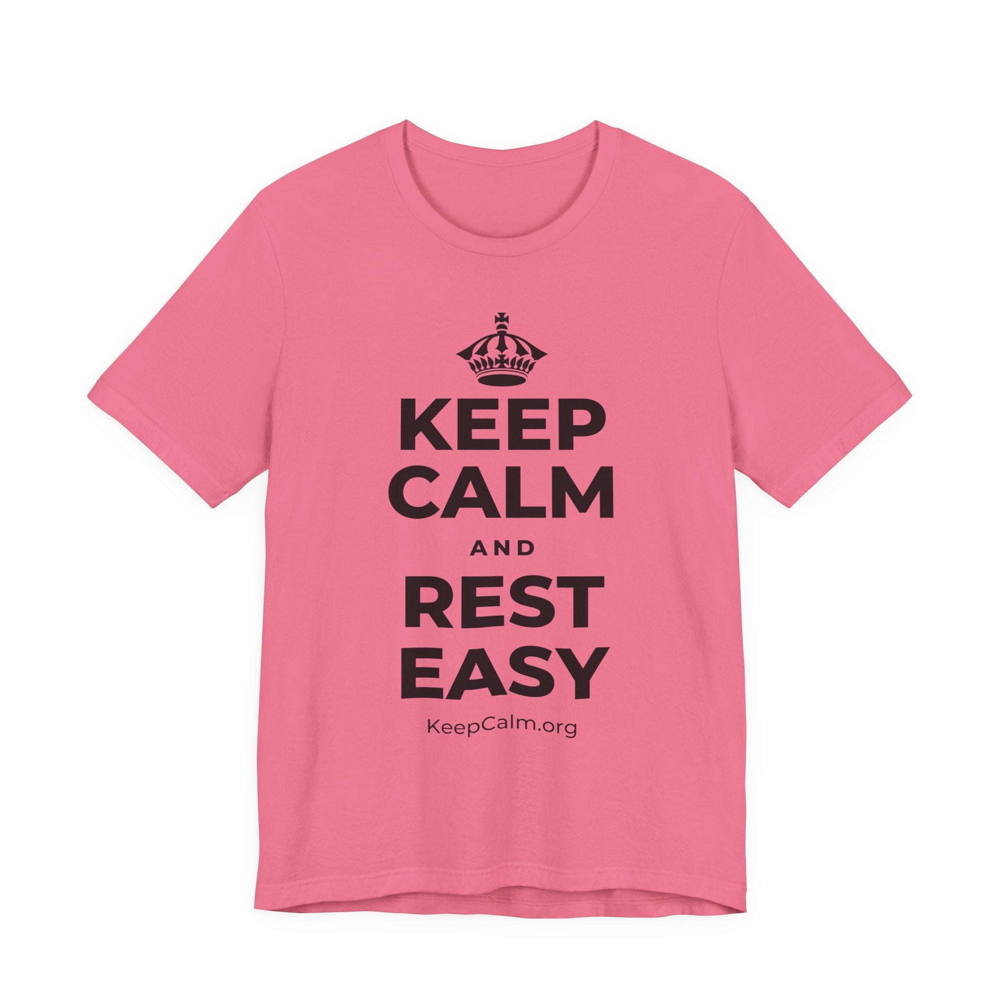KEEP CALM AND REST EASY T-Shirt (Military Green–Autumn)
