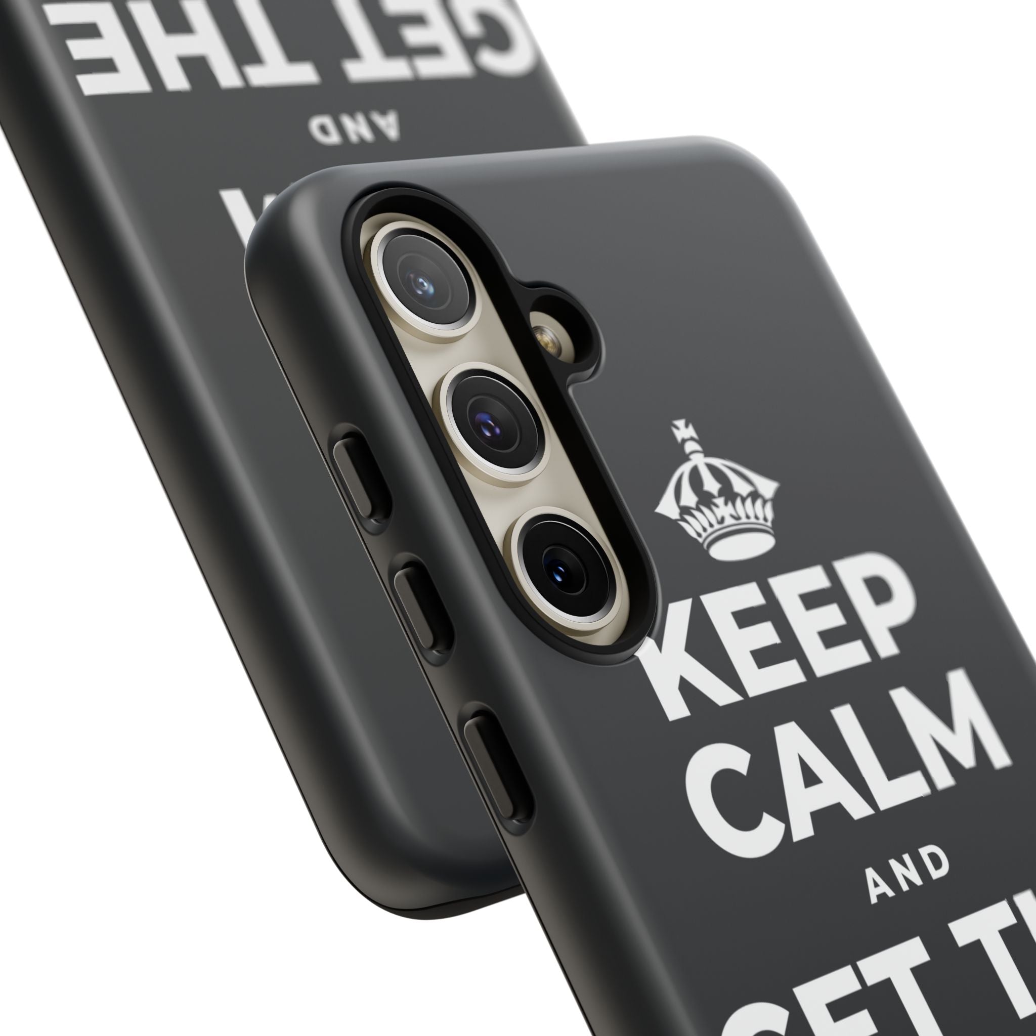 KEEP CALM AND GET THE PARTY STARTED Phone Case (Dark)