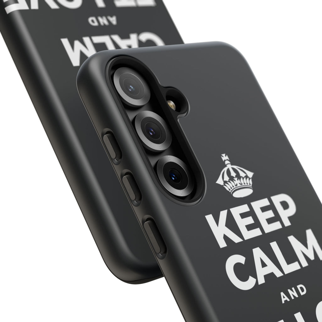 KEEP CALM AND LET LOVE FLOW Phone Case (Dark)