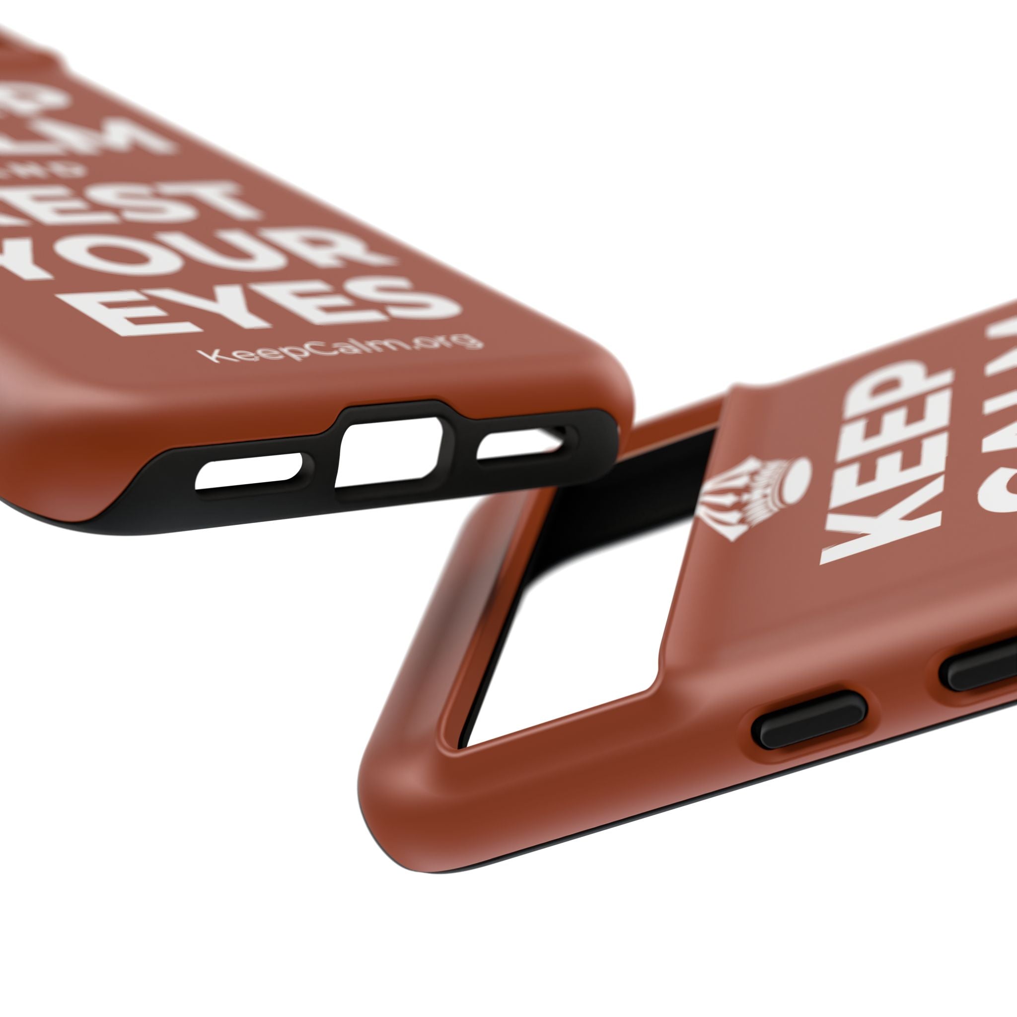 KEEP CALM AND REST YOUR EYES Phone Case