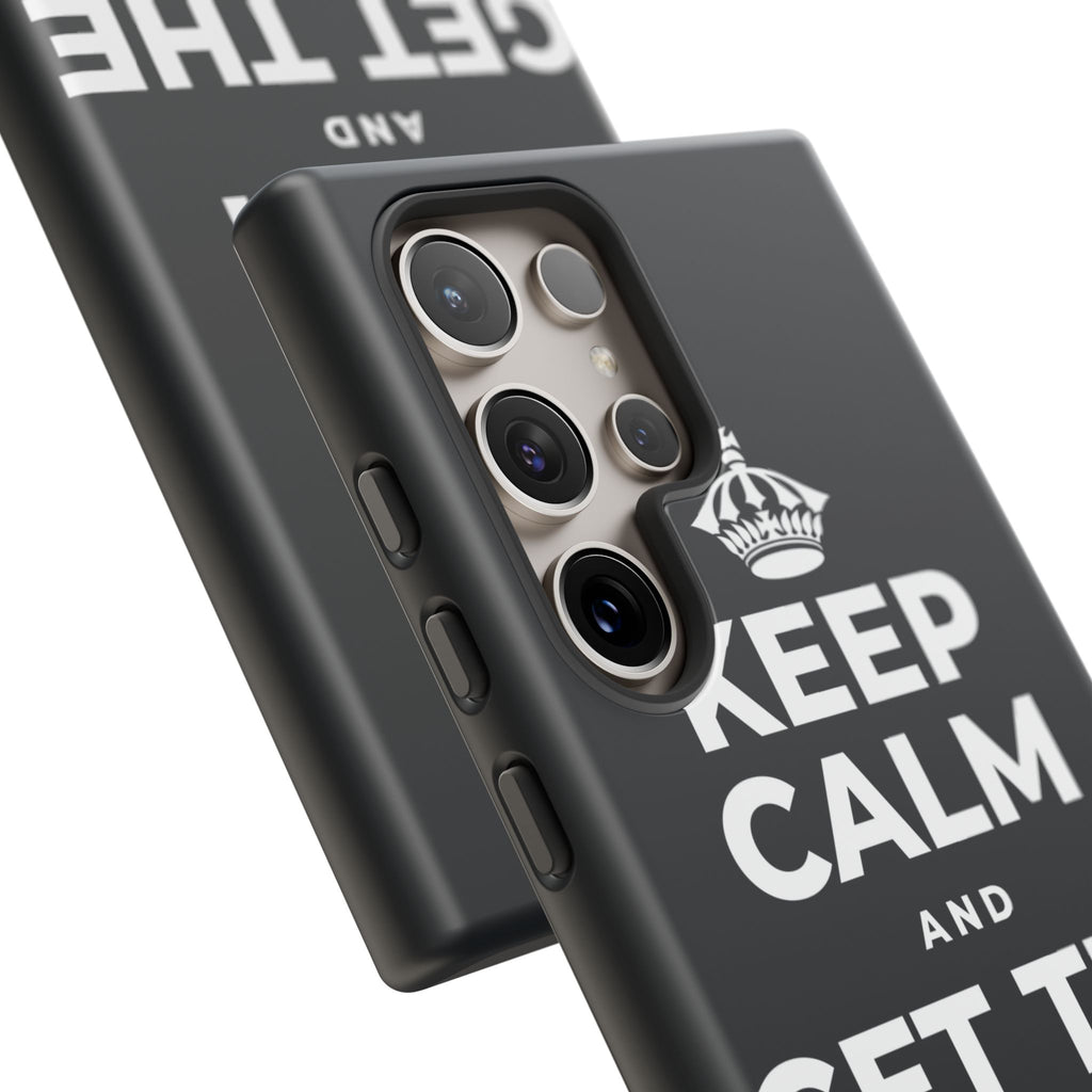 KEEP CALM AND GET THE PARTY STARTED Phone Case (Dark)