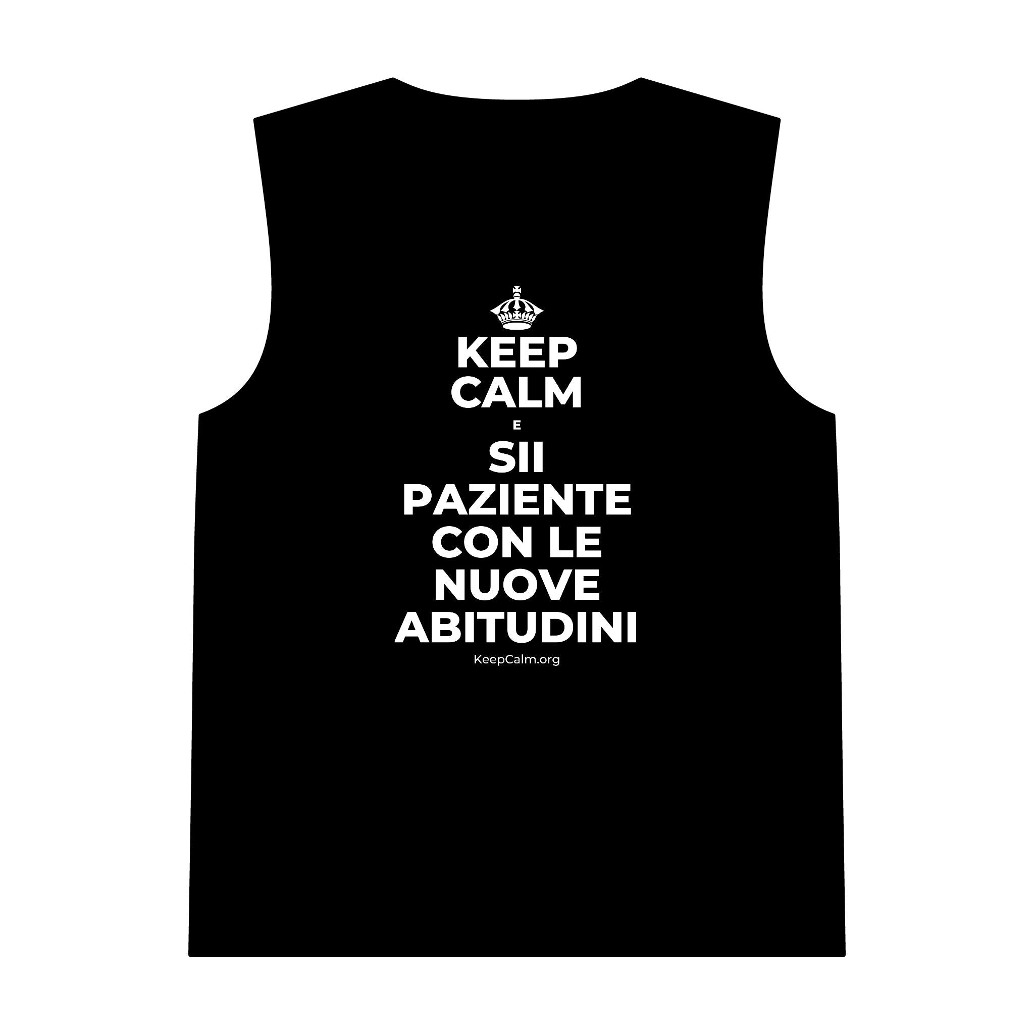KEEP CALM E SII PAZIENTE CON LE NUOVE ABITUDINI Tank Top
