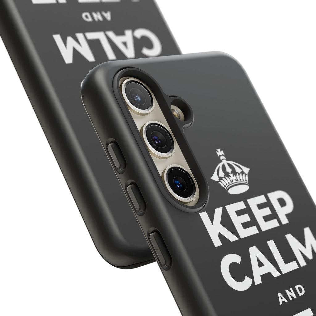 KEEP CALM AND LET IT RIDE Phone Case