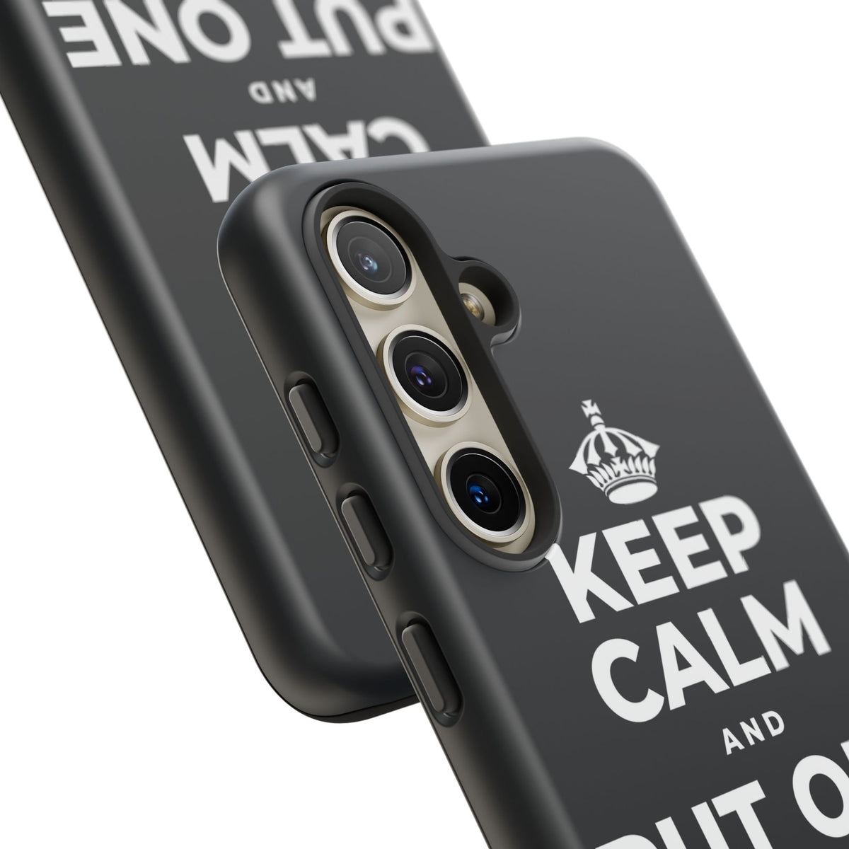 KEEP CALM AND PUT ONE THING RIGHT Phone Case (Dark)