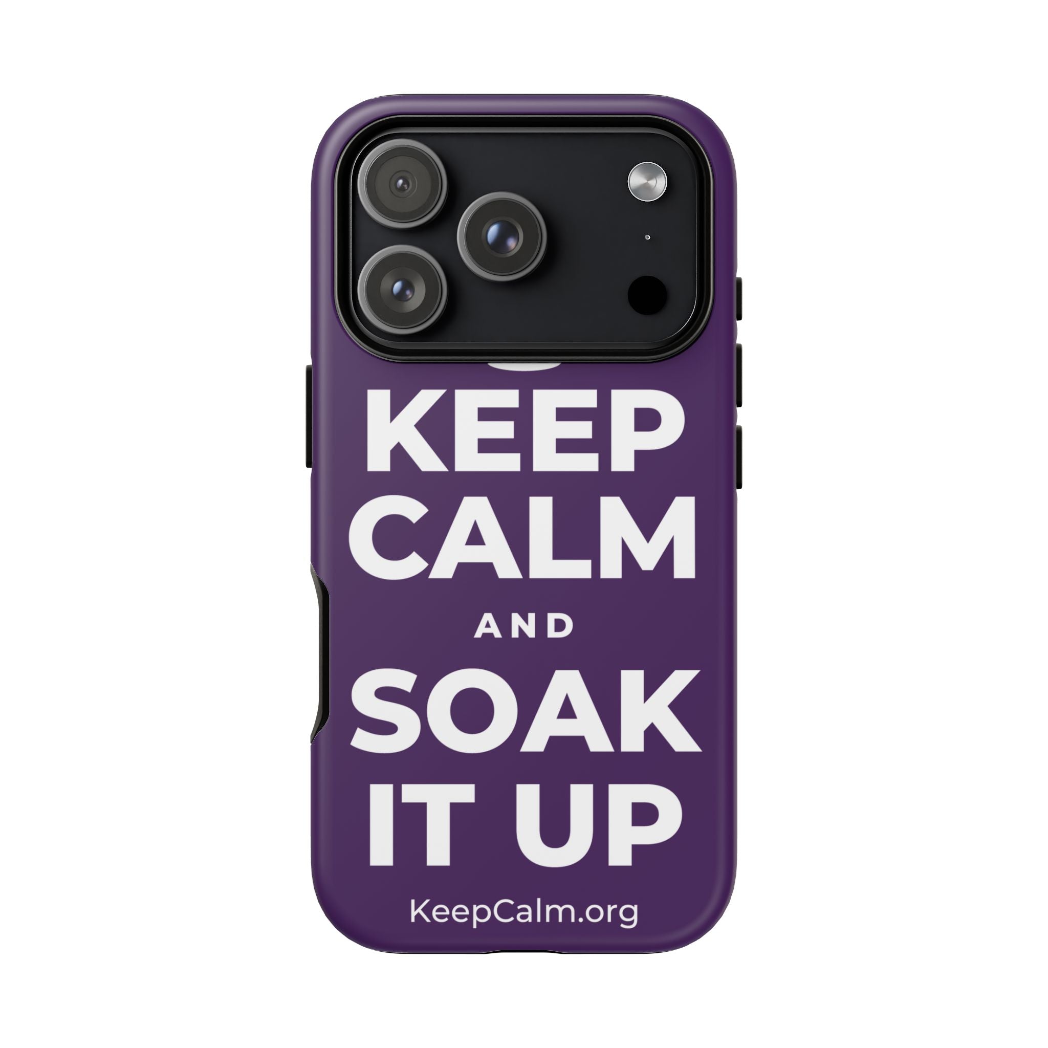 KEEP CALM AND SOAK IT UP Phone Case