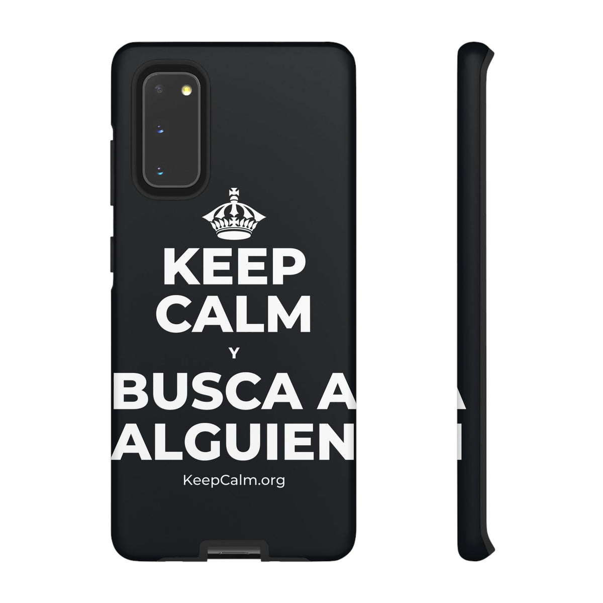 KEEP CALM Y BUSCA A ALGUIEN Phone Case (Dark)