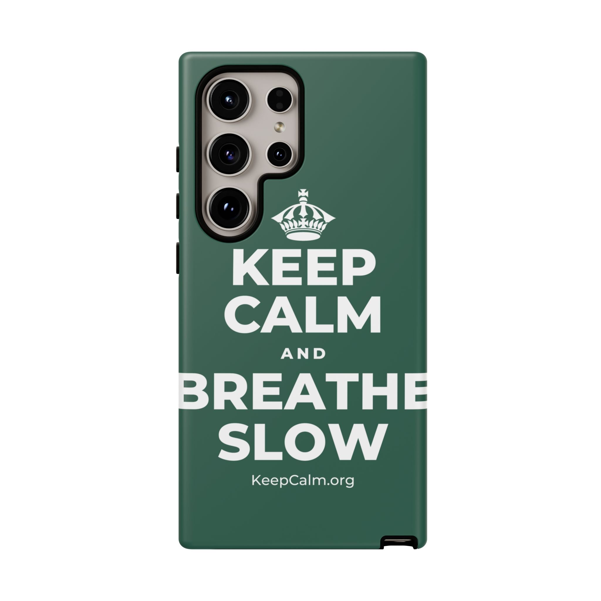 KEEP CALM AND BREATHE SLOW Phone Case