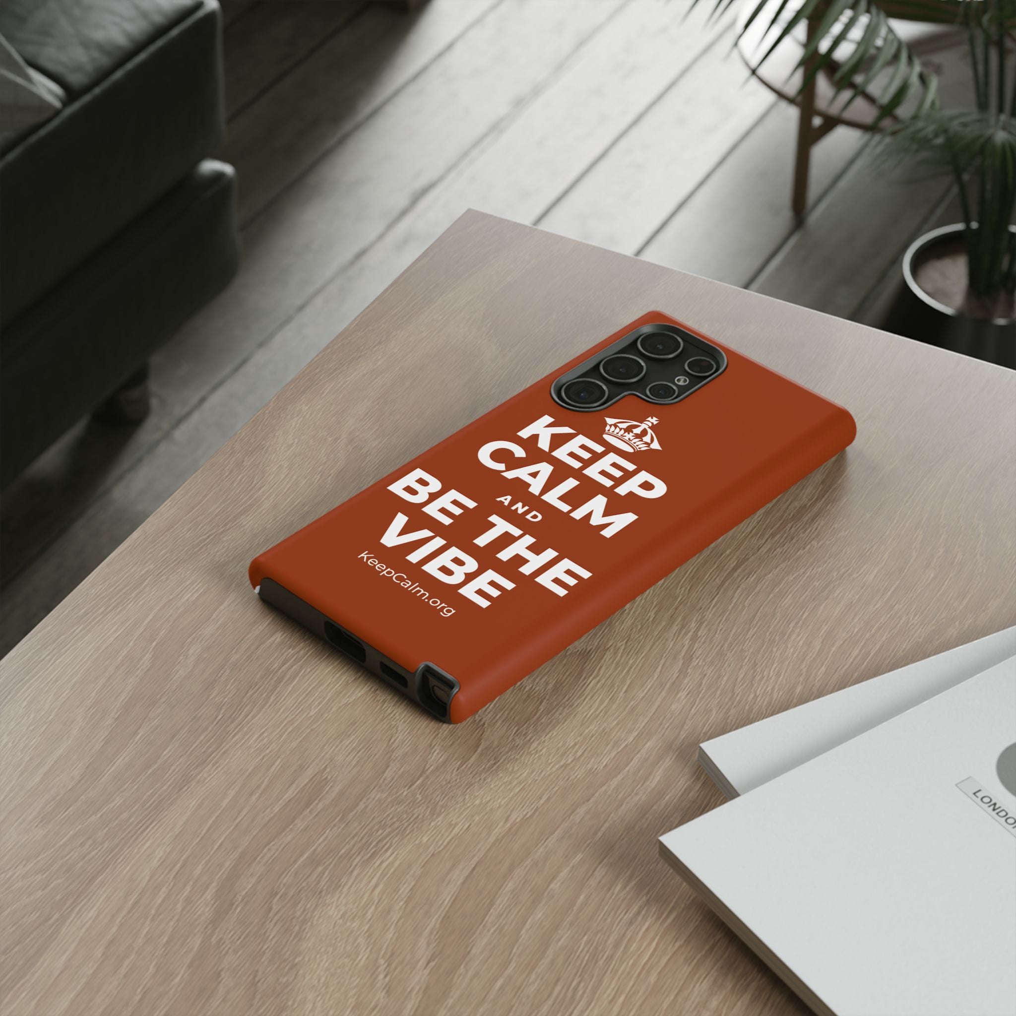 KEEP CALM AND BE THE VIBE Phone Case