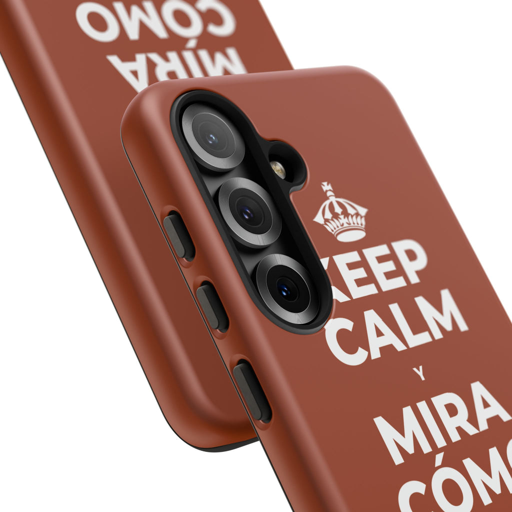 KEEP CALM Y MIRA CÓMO CAMBIAN LAS HOJAS Phone Case