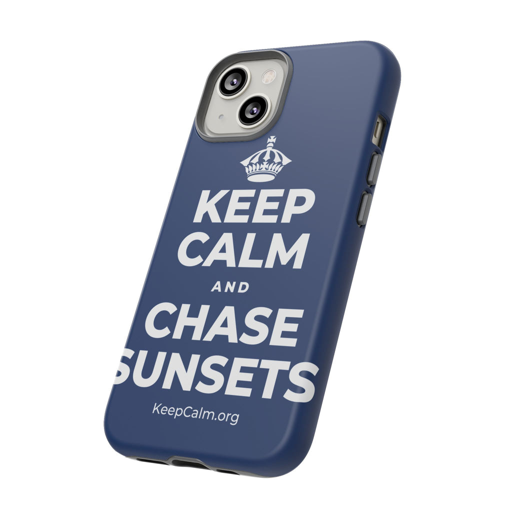 KEEP CALM AND CHASE SUNSETS Phone Case