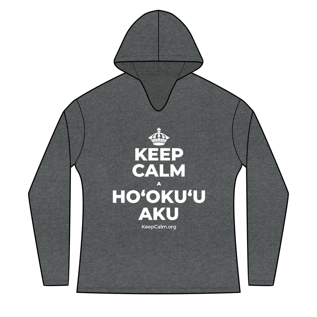 KEEP CALM A HOʻOKUʻU AKU Women's Long Sleeve Hoodie