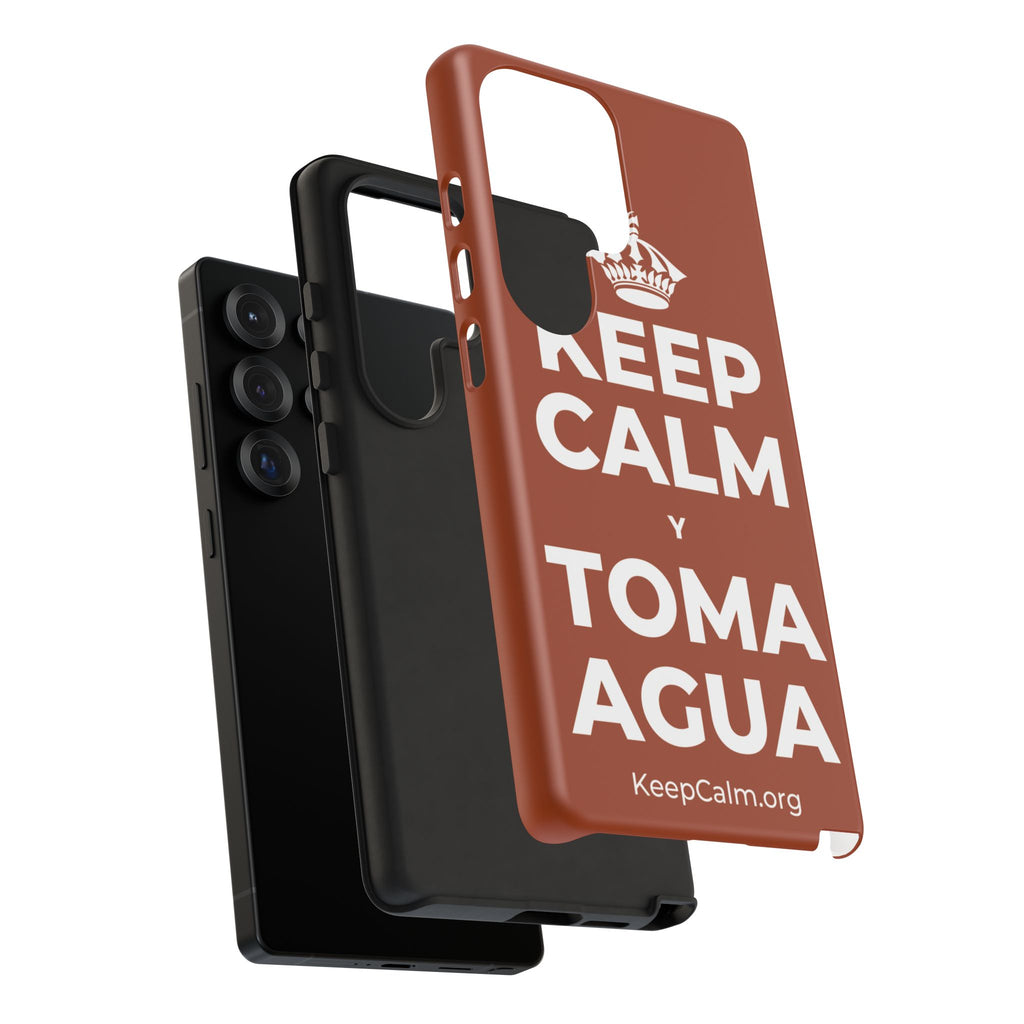 KEEP CALM Y TOMA AGUA Phone Case