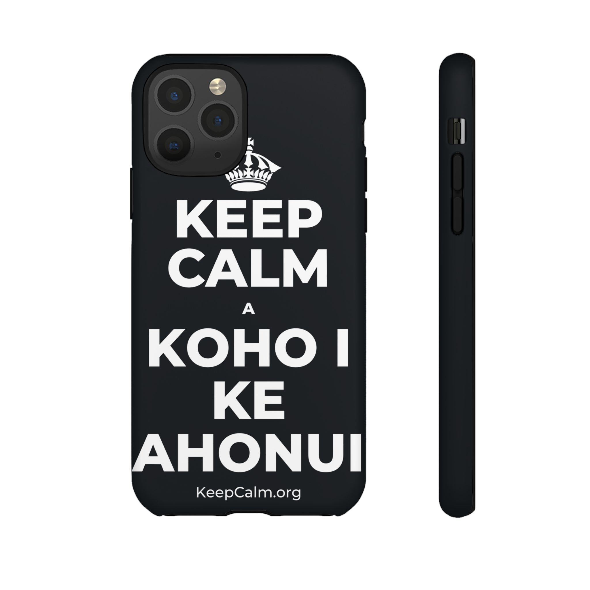 KEEP CALM A KOHO I KE AHONUI Phone Case (Dark)