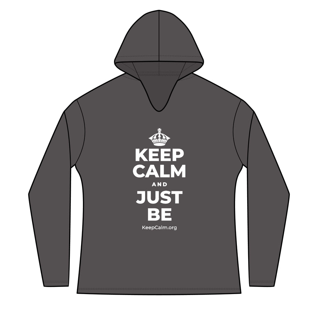 KEEP CALM AND JUST BE Women's Long Sleeve Hoodie