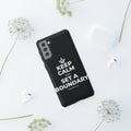 KEEP CALM AND SET A BOUNDARY Phone Case (Dark)
