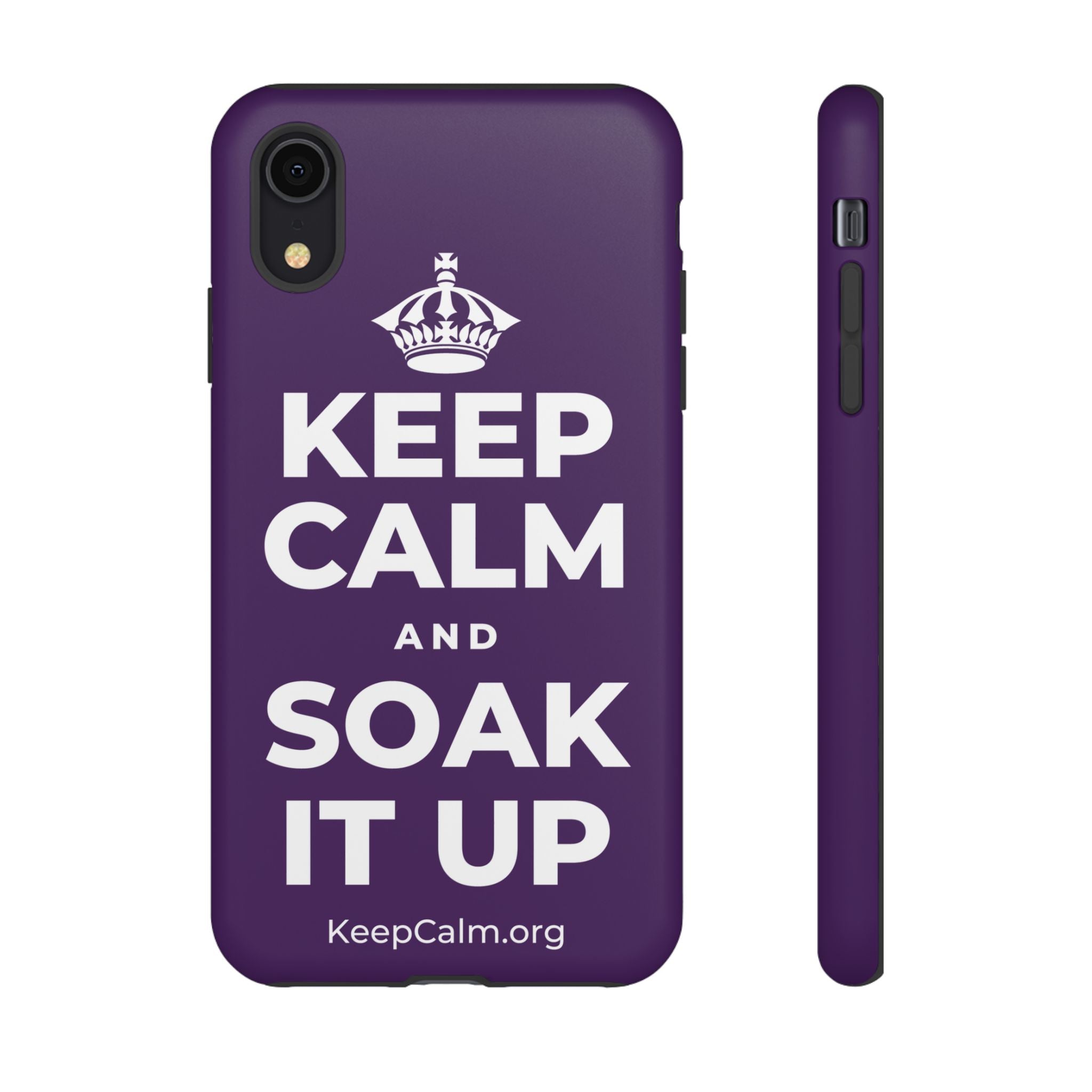 KEEP CALM AND SOAK IT UP Phone Case