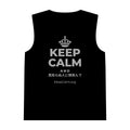 KEEP CALM AND 見知らぬ人に微笑んで Tank Top