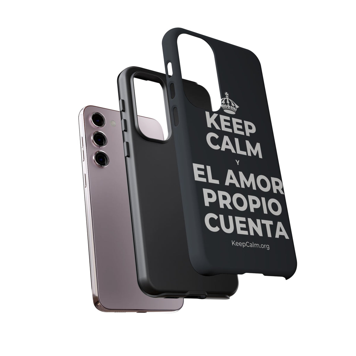 KEEP CALM Y EL AMOR PROPIO CUENTA Phone Case (Dark)