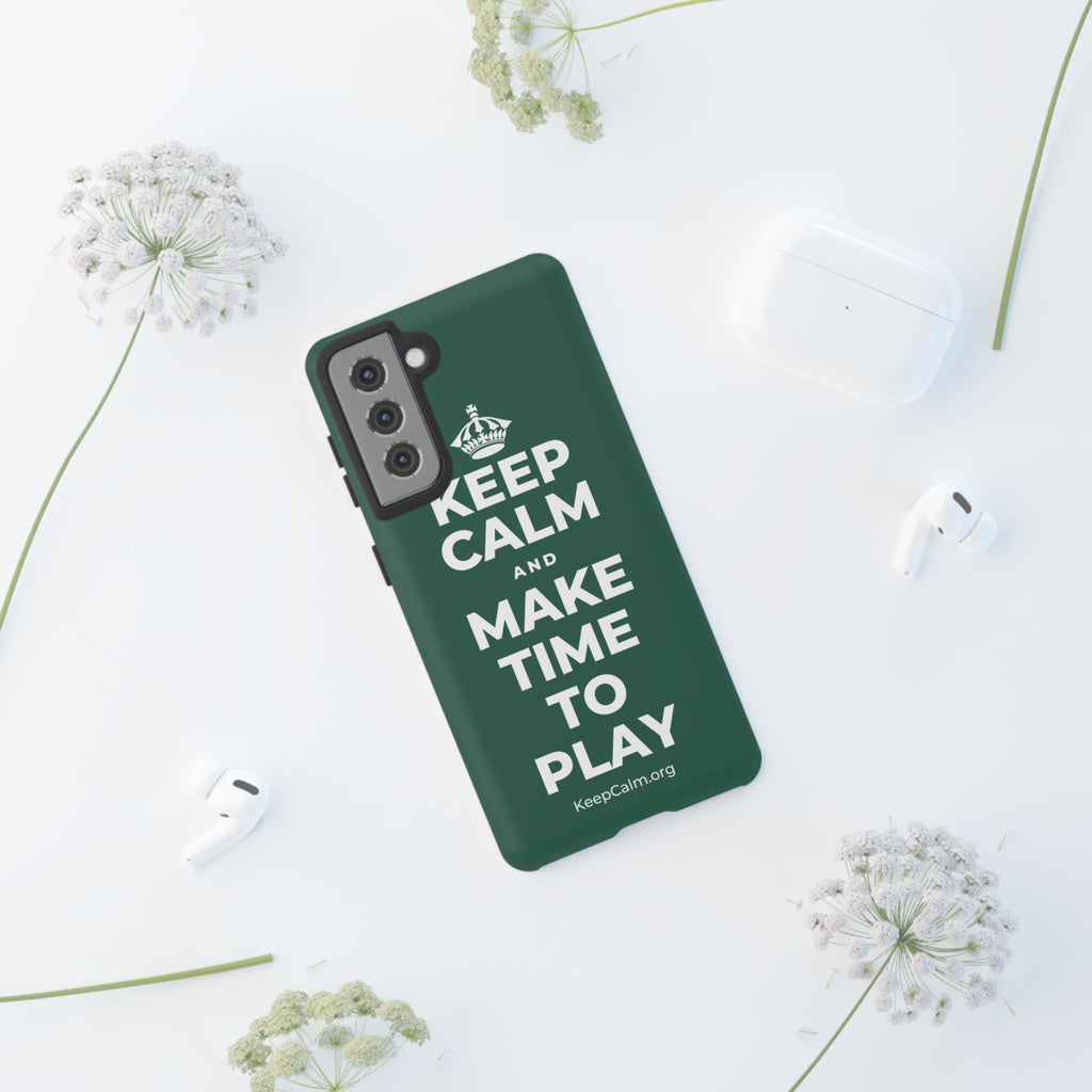 KEEP CALM AND MAKE TIME TO PLAY Phone Case