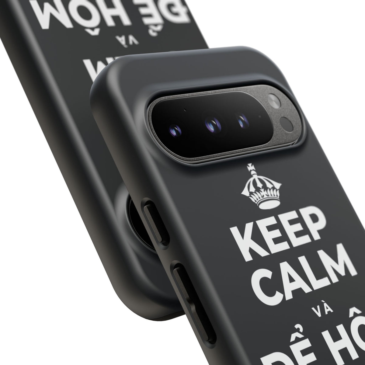KEEP CALM VÀ ĐỂ HÔM NAY ĐƯỢC KHÓ Phone Case (Dark)